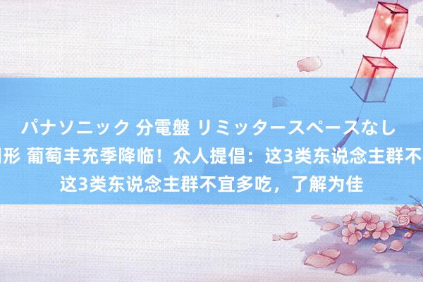 パナソニック 分電盤 リミッタースペースなし 露出・半埋込両用形 葡萄丰充季降临！众人提倡：这3类东说念主群不宜多吃，了解为佳