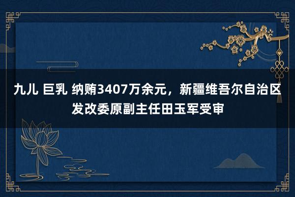 九儿 巨乳 纳贿3407万余元，新疆维吾尔自治区发改委原副主任田玉军受审