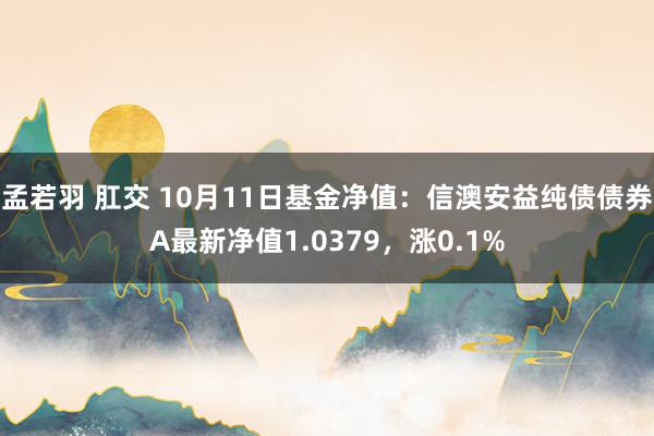 孟若羽 肛交 10月11日基金净值：信澳安益纯债债券A最新净值1.0379，涨0.1%