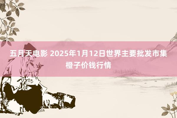 五月天电影 2025年1月12日世界主要批发市集橙子价钱行情